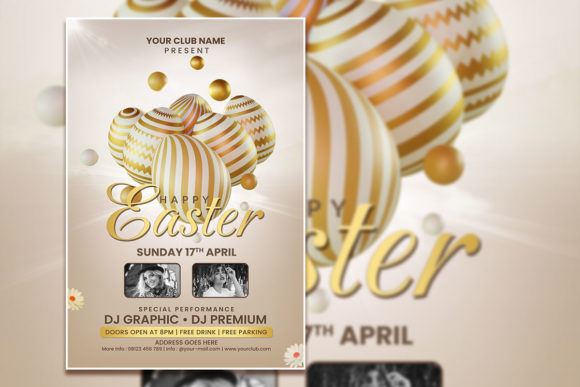 Golden Accents for Your Easter Promotion