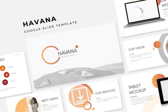 Havana Google Slides: A Template for Cohesive Brand Presentations